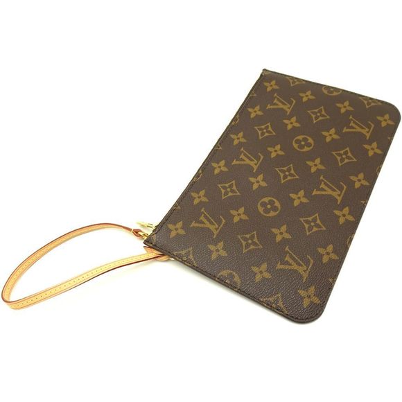 Louis Vuitton Monogram Neverfull MM Beige Tote Bag - Picture 6 of 6